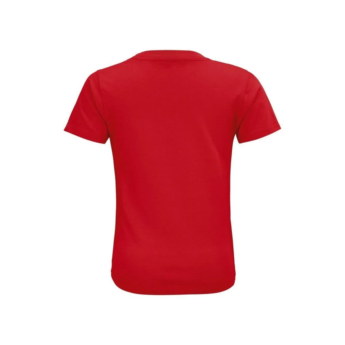 CRUSADER KIDS camisetsa de niños  100% algodón biológico rojo