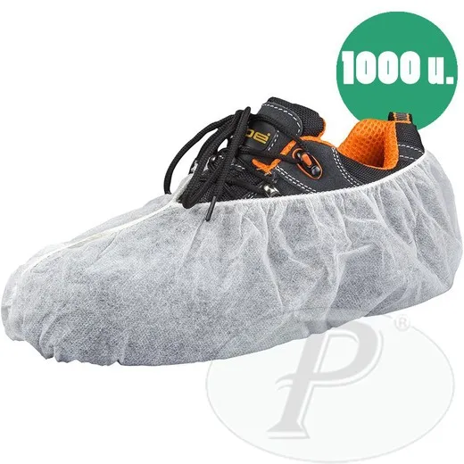 Cubrezapatos de polipropileno azul desechable - 1000u