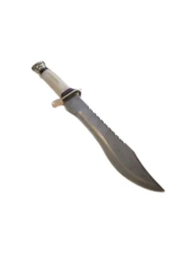 Cuchillo Bowie Mick Cocodrilo Dundee, acero damasco