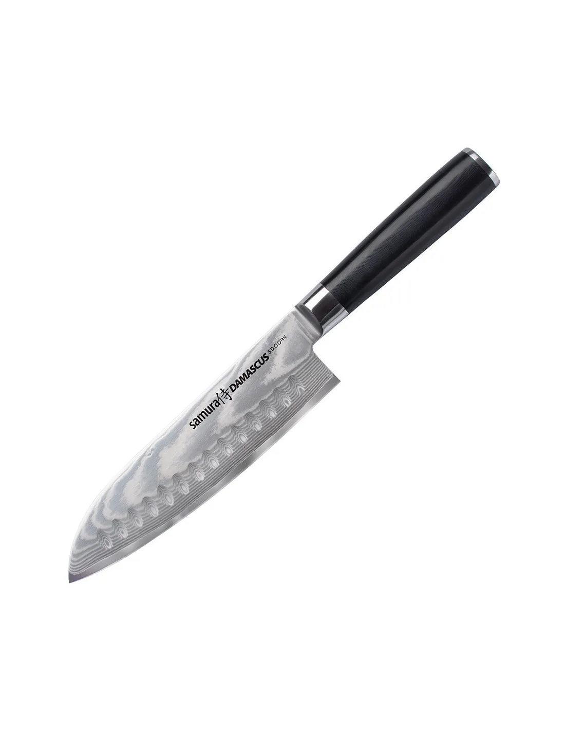 Cuchillo japonés Santoku Serie Samura Damascus