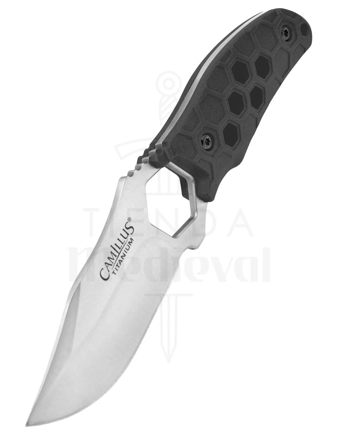 Cuchillo Outdoor Camillus modelo COMB, con funda