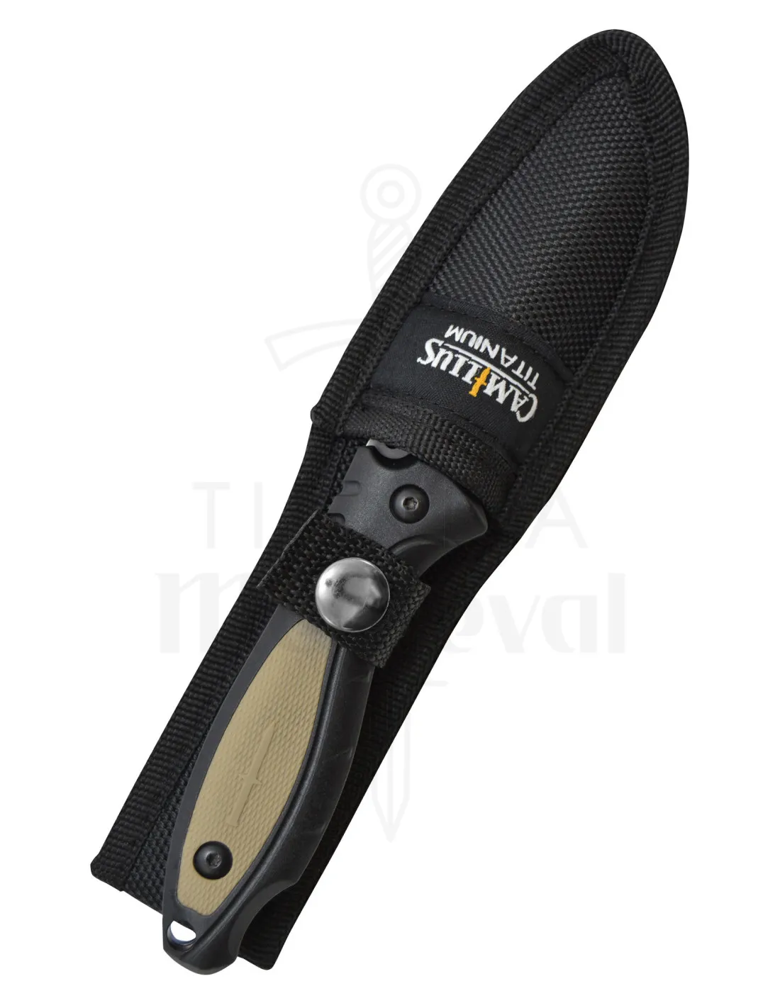 Cuchillo Outdoor Camillus modelo Tigersharp, con funda