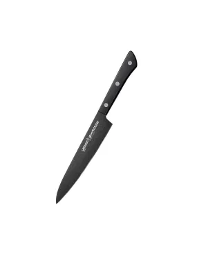 Cuchillo Samura Shadow para Verduras, hoja 150 mm.