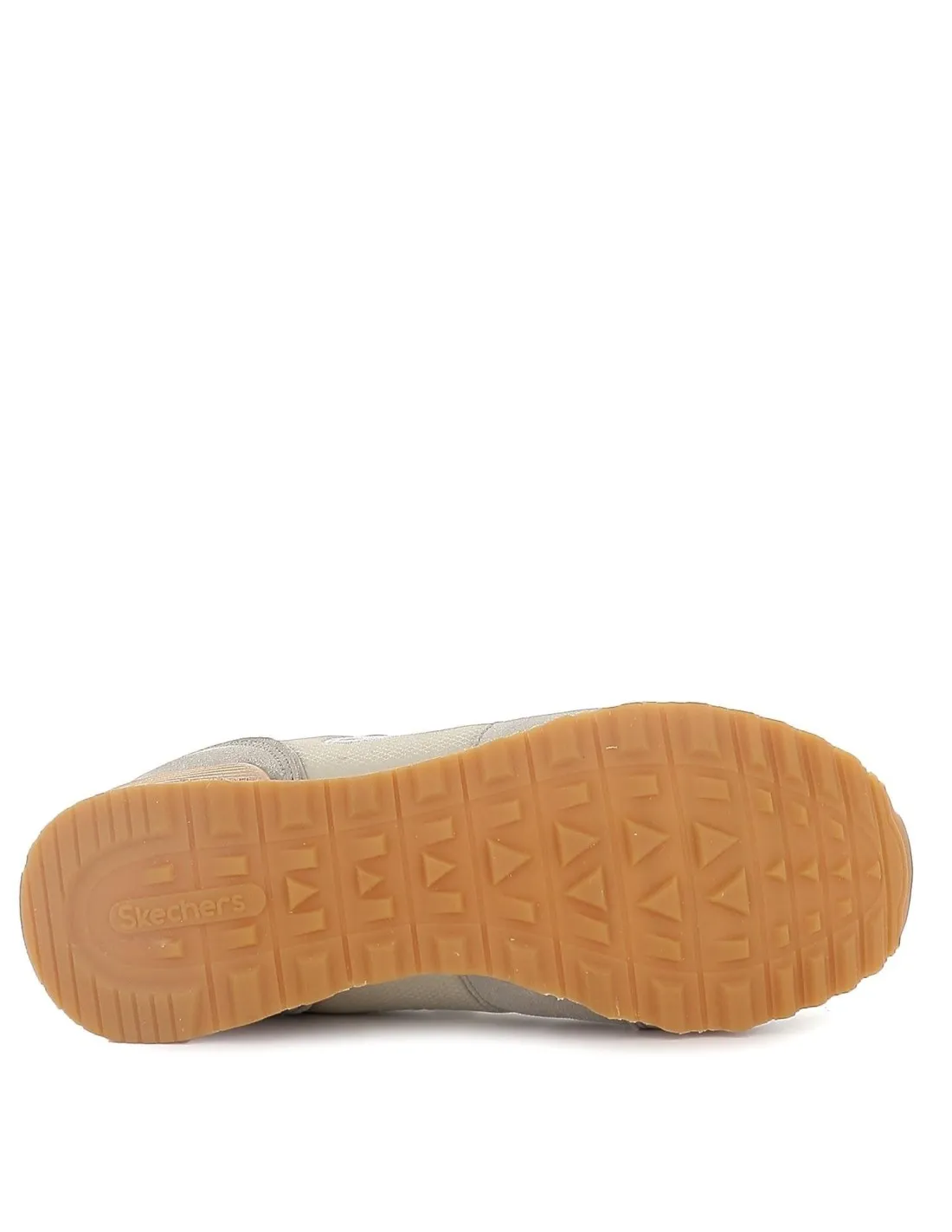 Deporte casual cordones beige Skechers