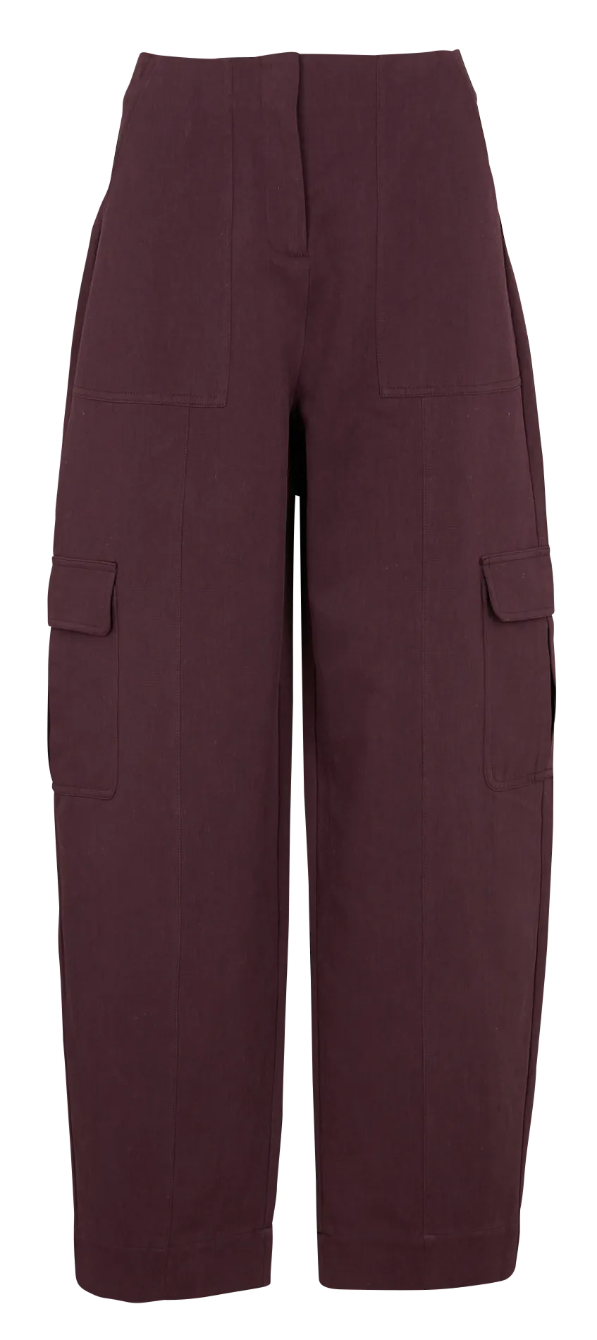 EKYOG RICHY - Pantalón cargo de mezcla de algodón en rojo