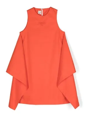 Fendi Jr Vestido Midi - Rojo