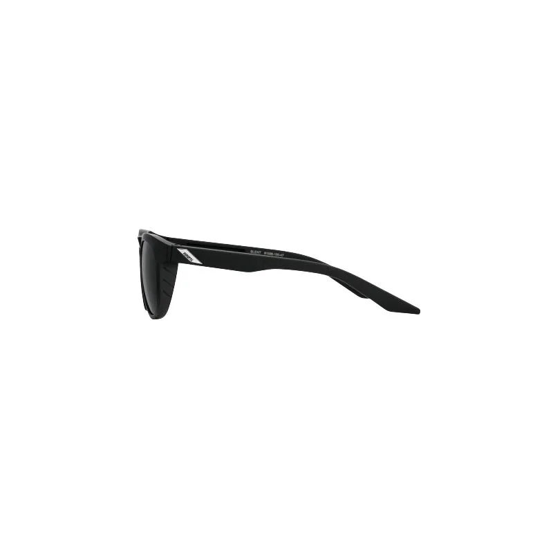 Gafas de sol 100% SLENT (Soft Tact Negro - Lente Gris PEAKPOLAR)