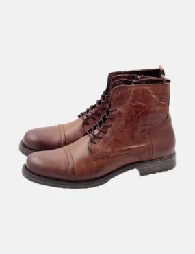 Jack & Jones Bota marrón cordones