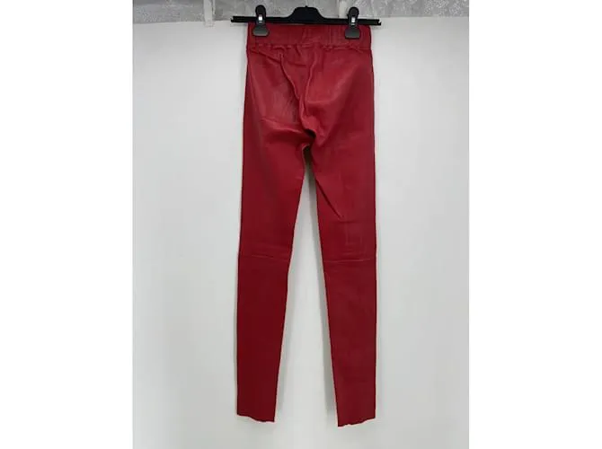 JAY AHR Pantalón T.Cuero XS Internacional Roja 