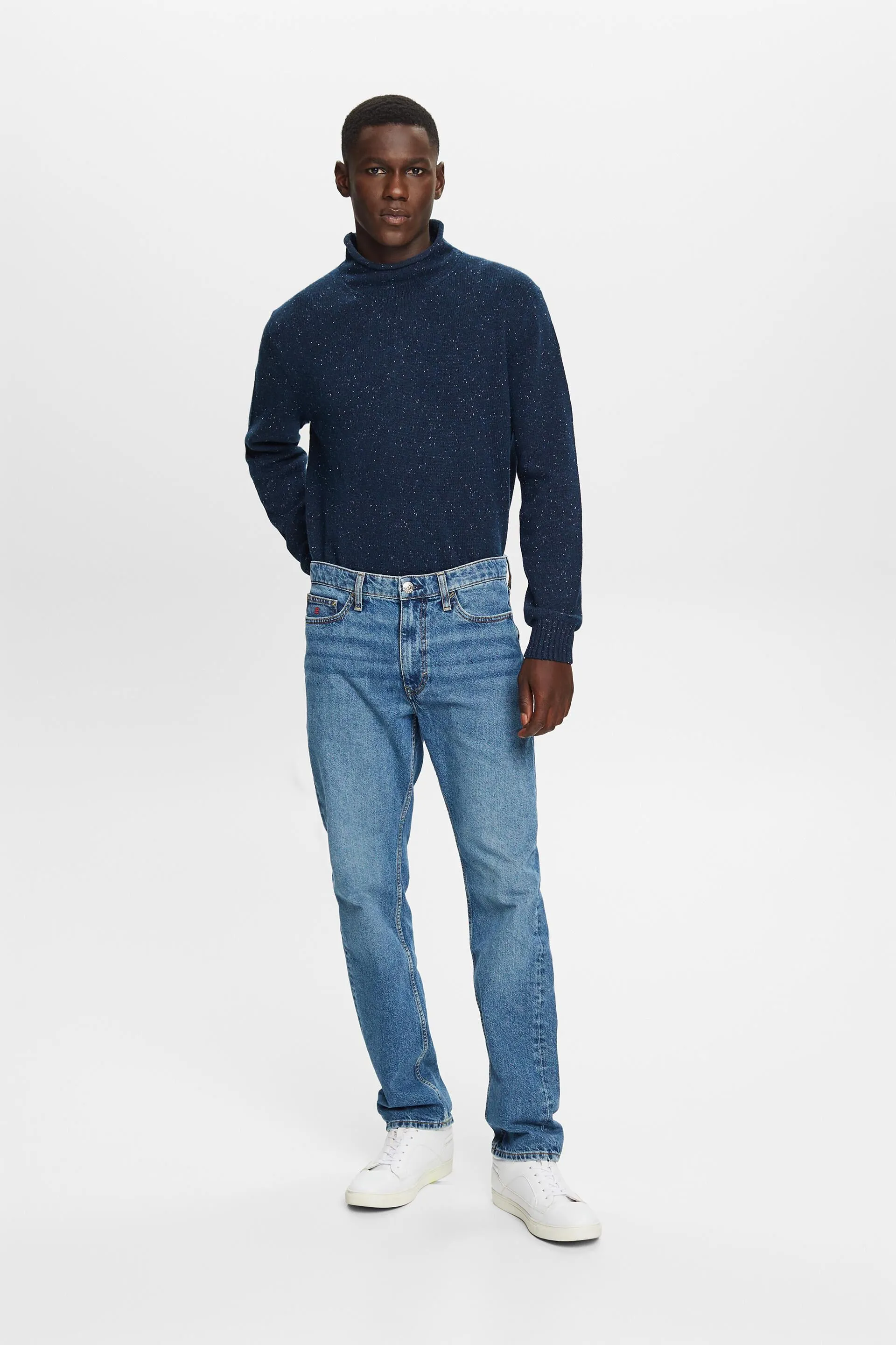 Jeans mid-rise straight fit