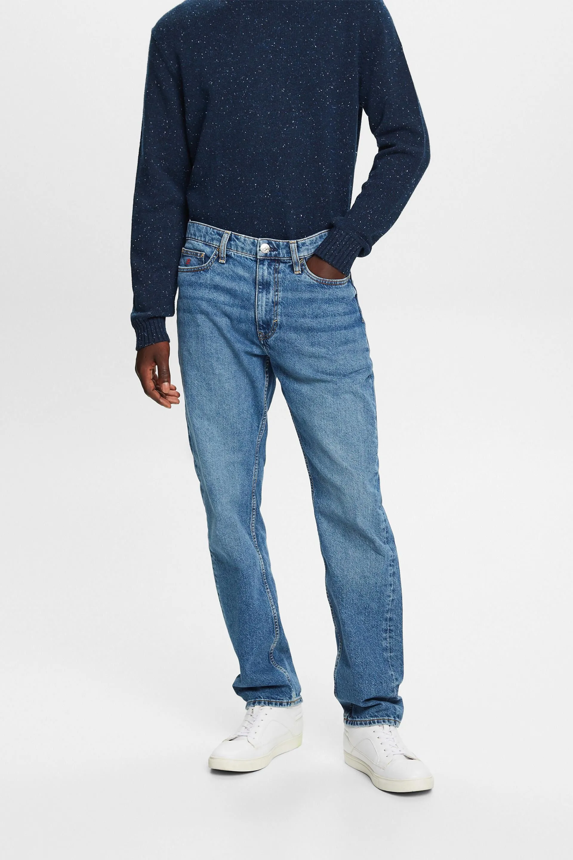 Jeans mid-rise straight fit