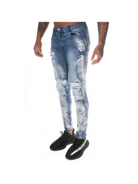 Jeans slim fit desgastados 88169961