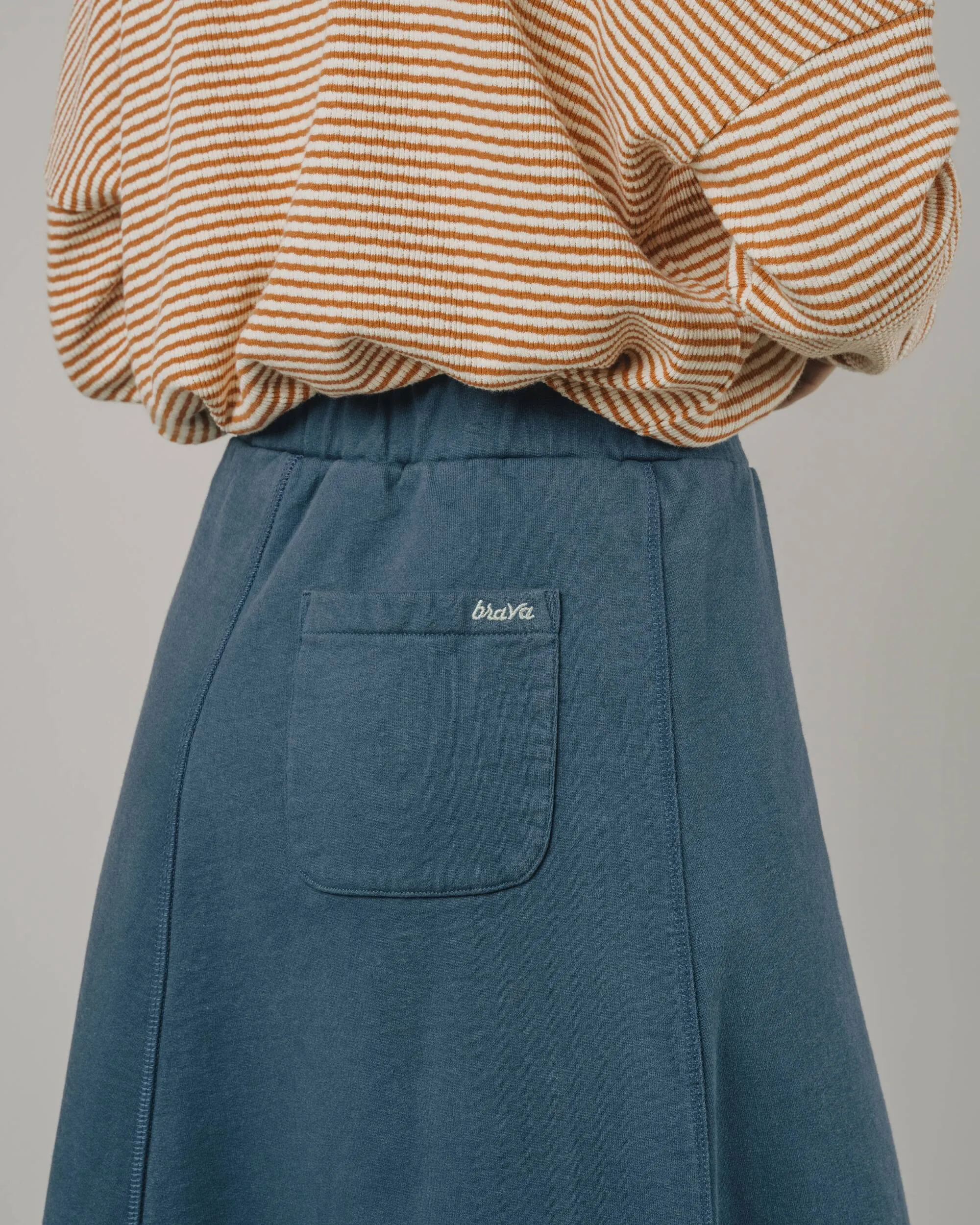 Jersey Skirt Indigo