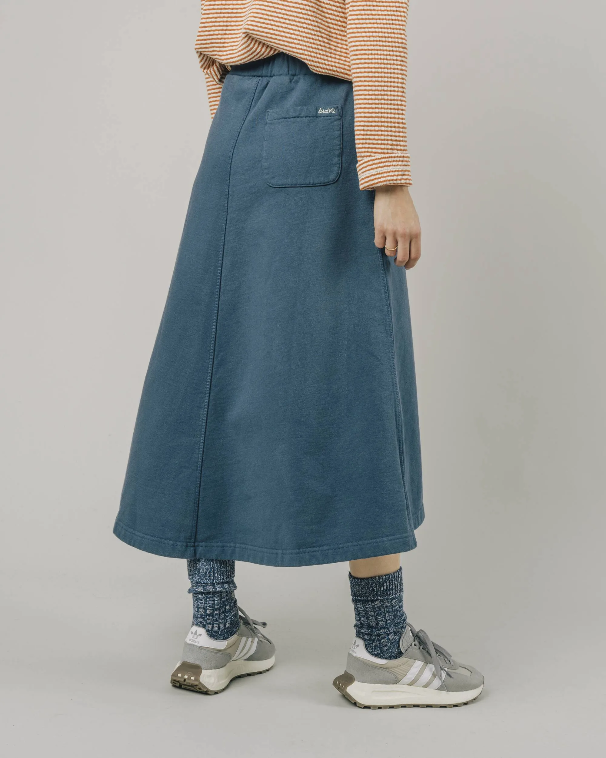 Jersey Skirt Indigo