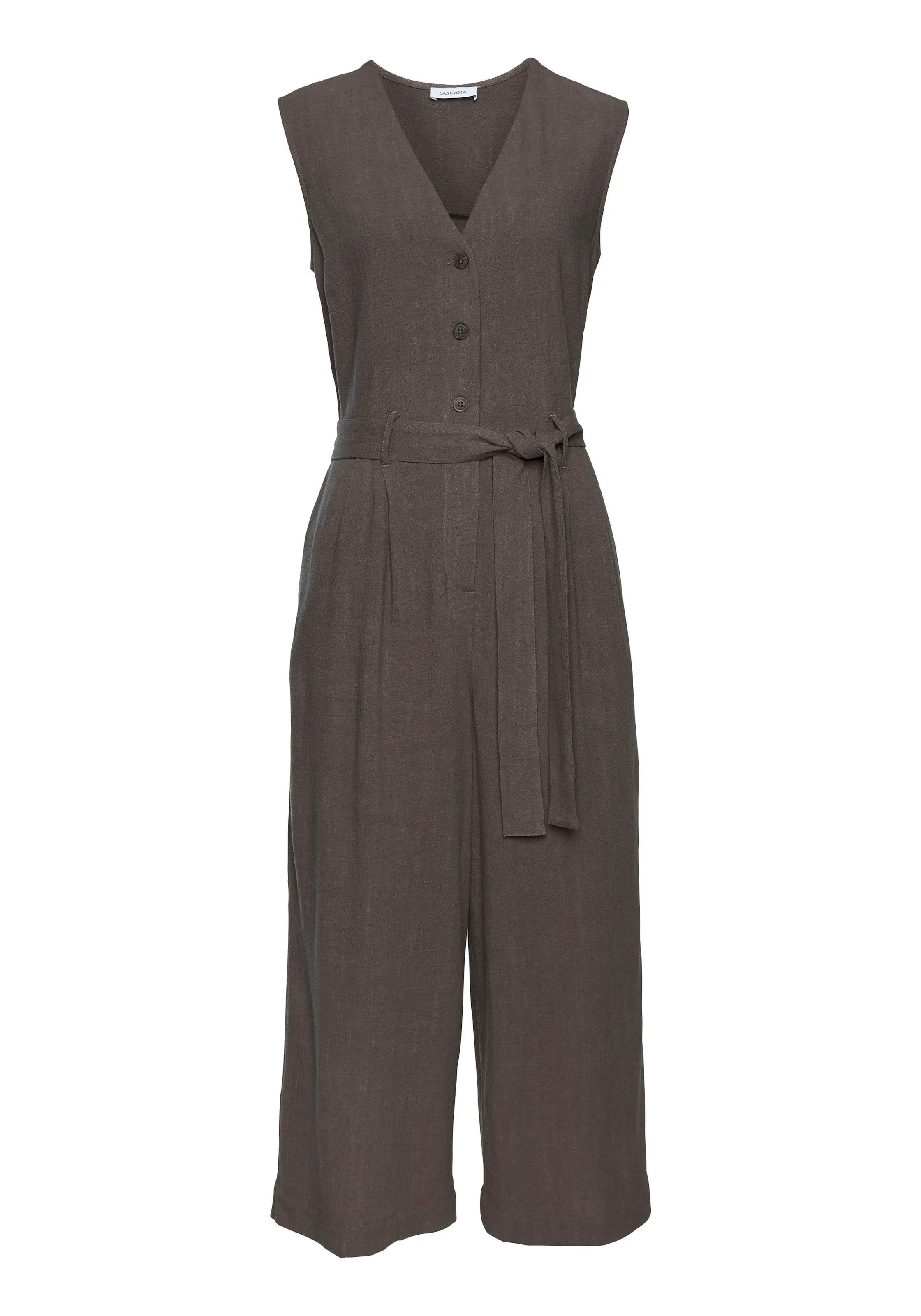 Jumpsuit LASCANA en Marrón Moteado