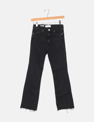 Mango Jeans negro básico