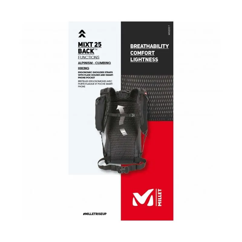 Mochila Millet Mixt 25+5 (Negro)