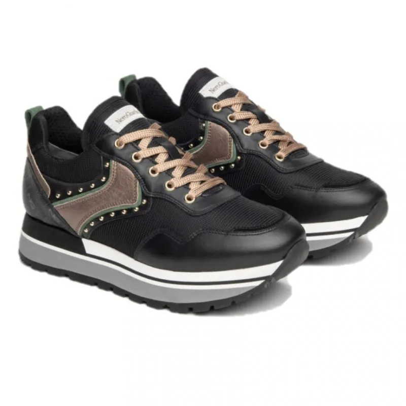 NERO GIARDINI 16940D Negro Deportivo casual cordones mujer