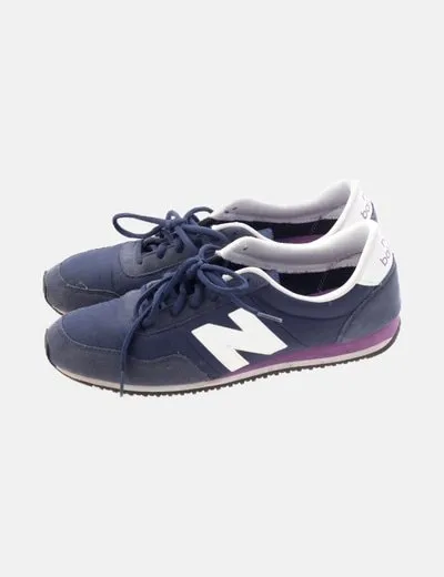 New Balance Deportiva azul cordones