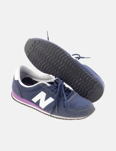 New Balance Deportiva azul cordones