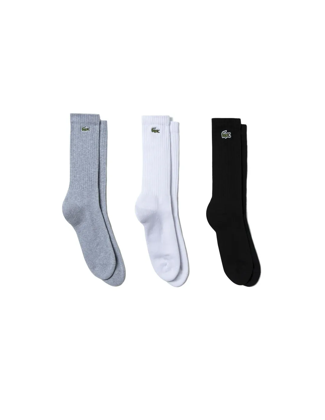 Pack de 3 calcetines altos Lacoste SPORT Hombre