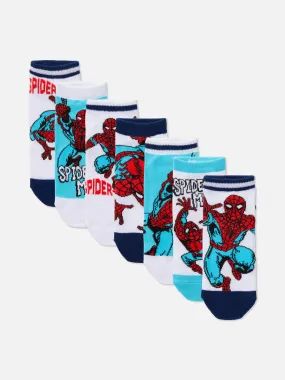 Pack de 7 pares de calcetines de Spider-Man, Marvel