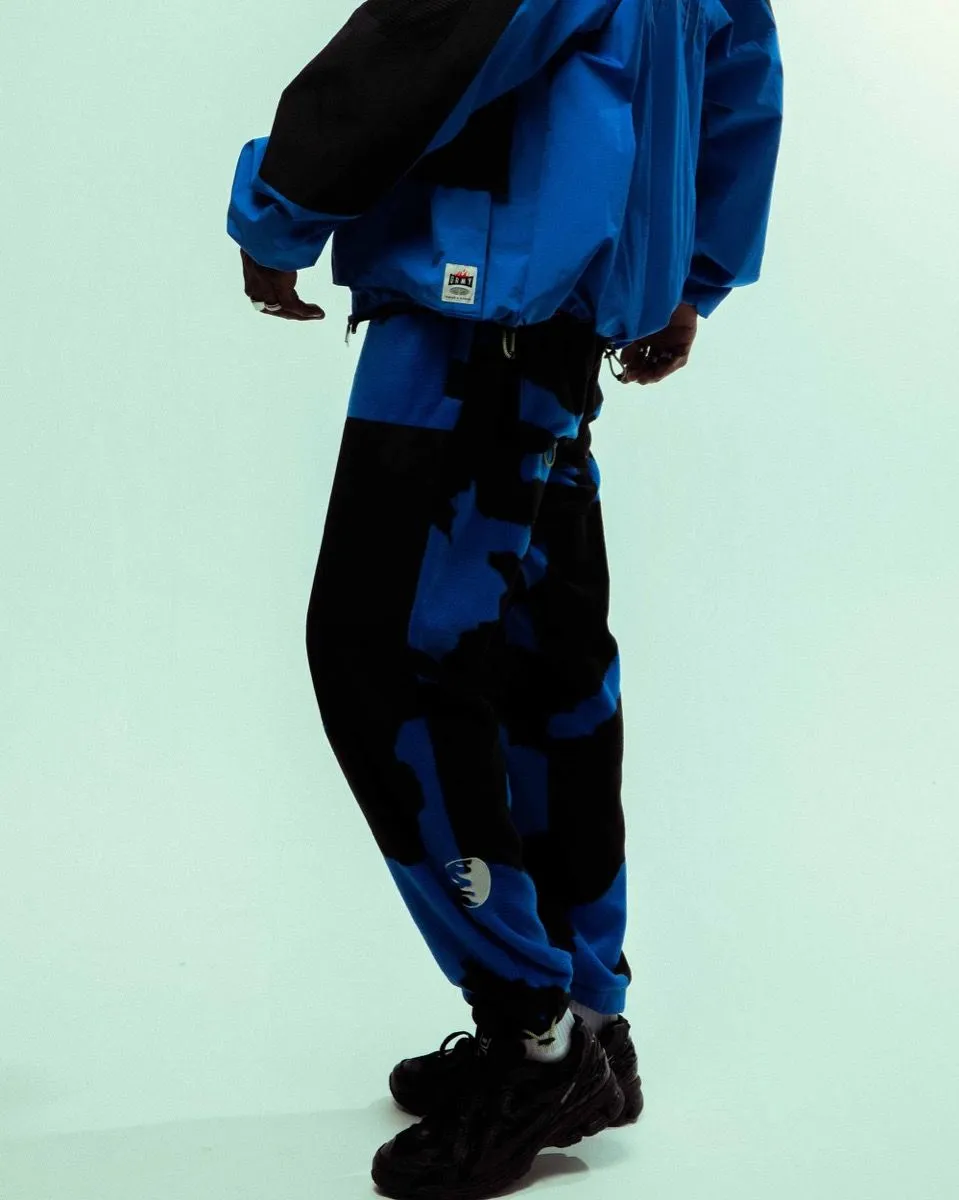 PANTALÓN GRIMEY BACK AT YOU ALL OVER PRINT POLAR FLEECE - ROYAL BLUE | FW23