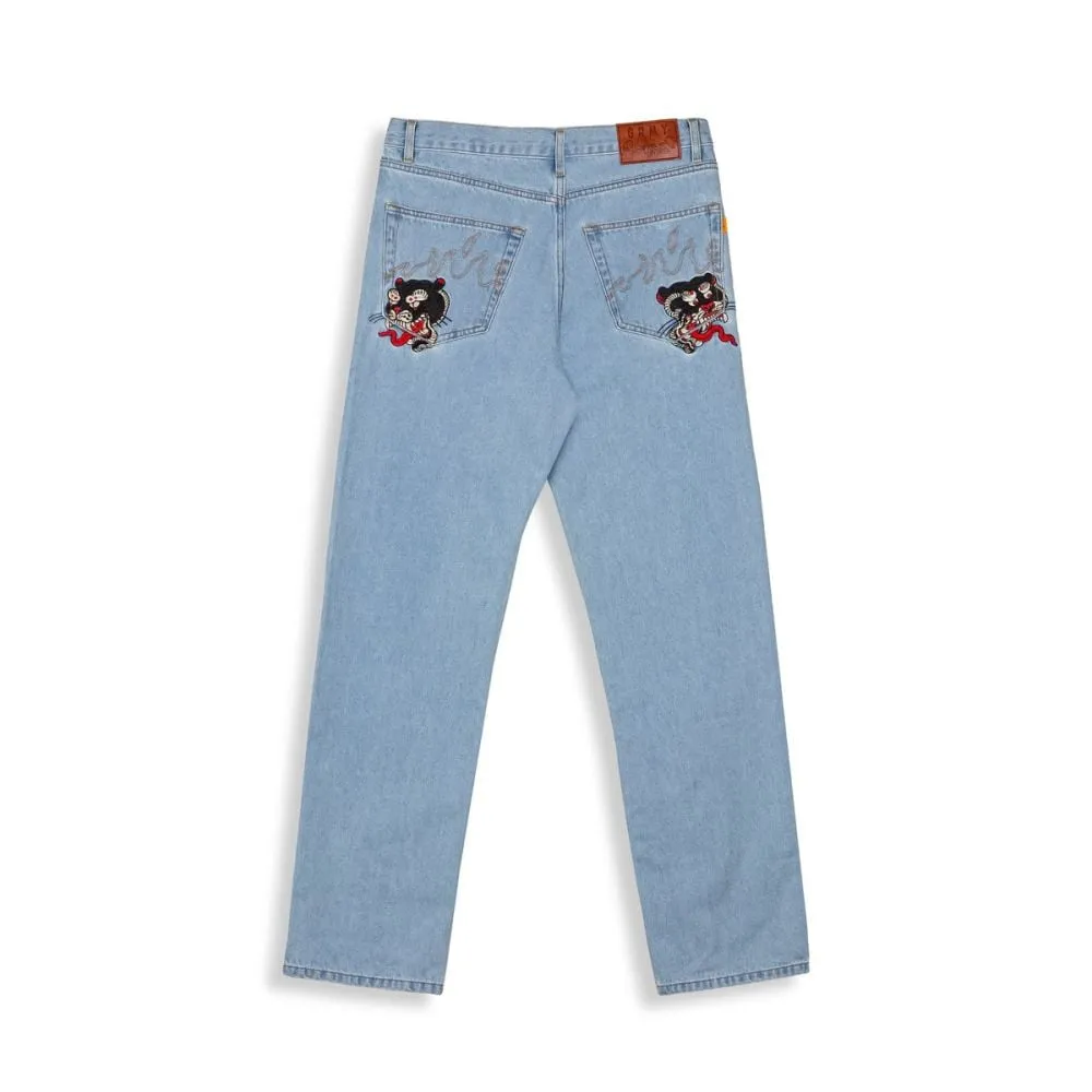 Pantalón Grimey Vaquero Deeper Washed Light Blue