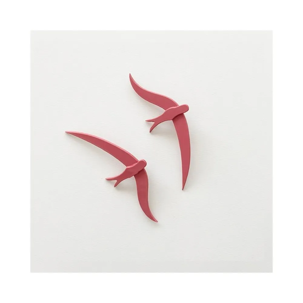 Pendientes Golondrina Rosa (Par)