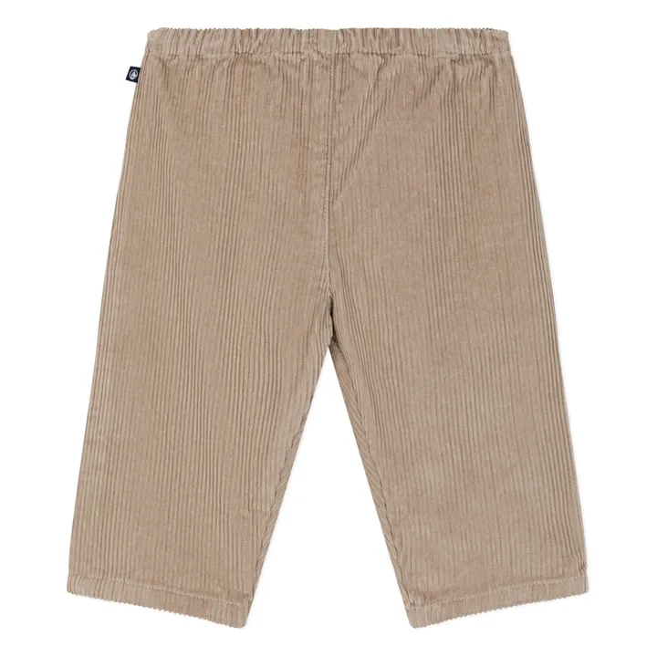 Petit Bateau Pantalones de pana para bebé | Beige