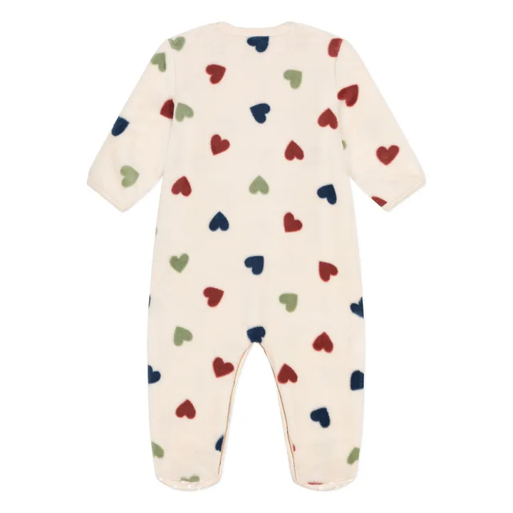 Petit Bateau Sobrepijama de forro polar para bebé | Beige