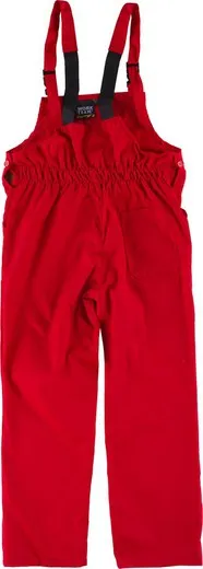 Peto de niño, media espalda cubierta tirantes elasticos Rojo