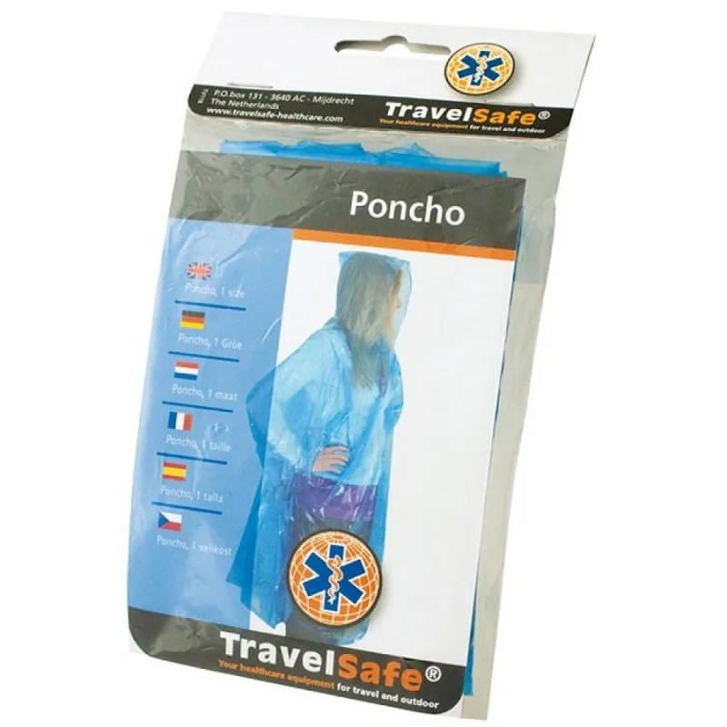 Poncho ligero TravelSafe (azul)