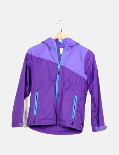 Quechua Chaqueta morada deportiva