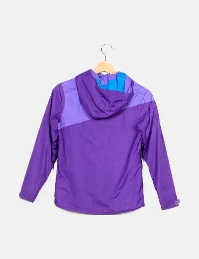 Quechua Chaqueta morada deportiva