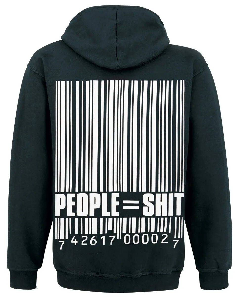 "People = Shit"Sudadera con capuchaNegrode Slipknot