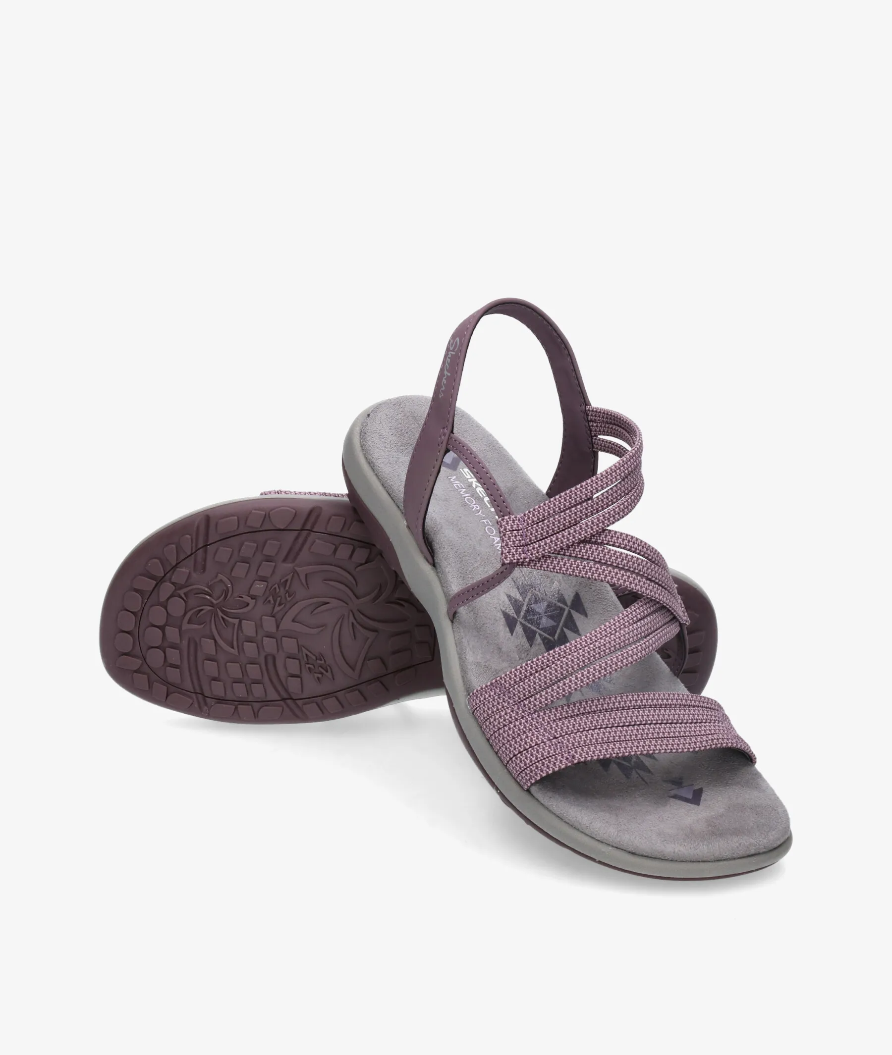 Sandalias Skechers 41180 en morado 