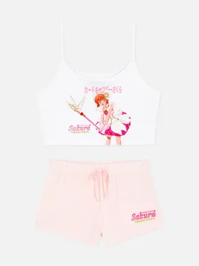 Set de camiseta de tirantes corta de Sakura