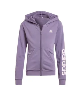 Sudadera adidas G Linear Fz Hd Niña