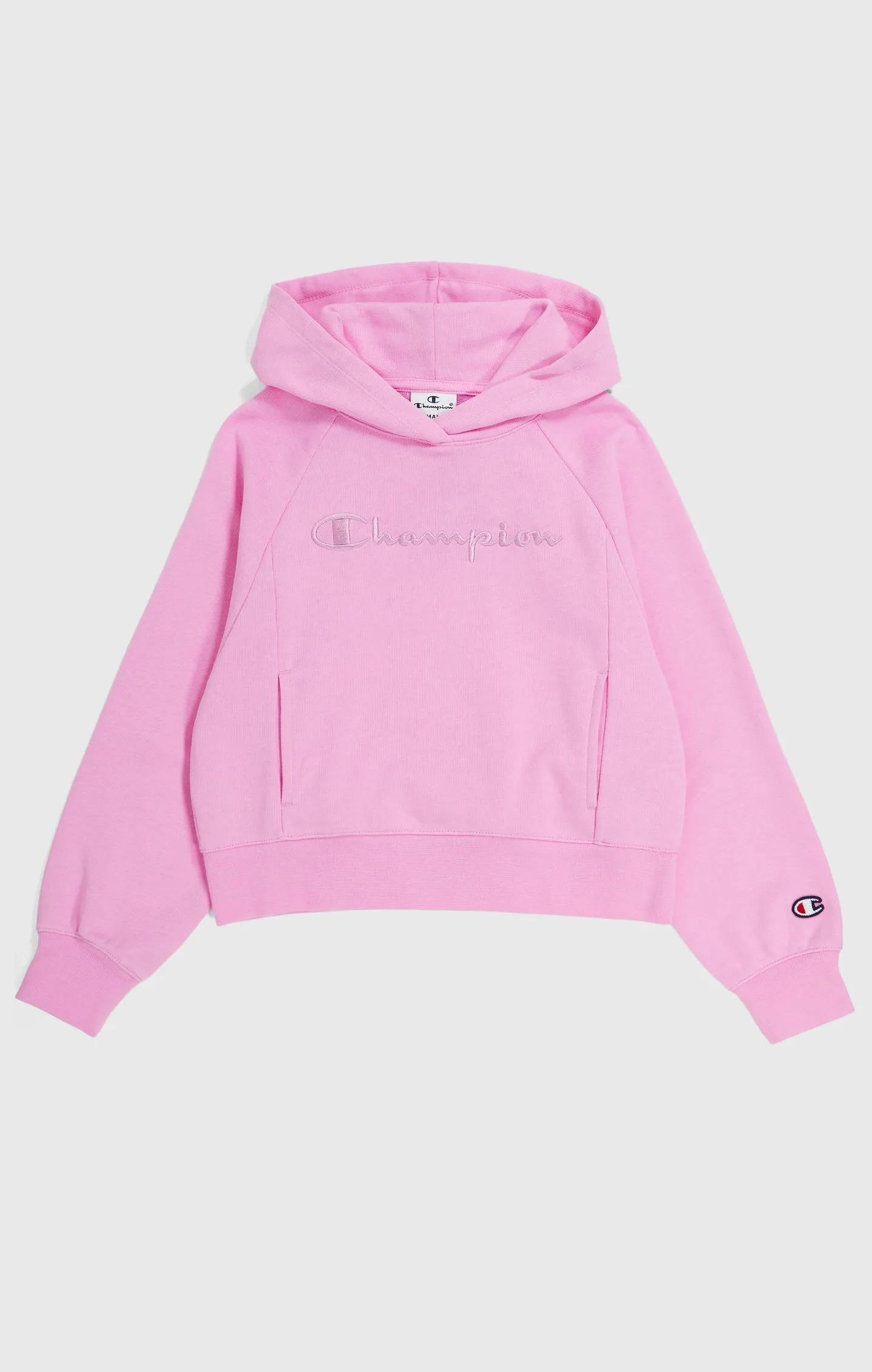 Sudadera con capucha de felpa oversize para niña