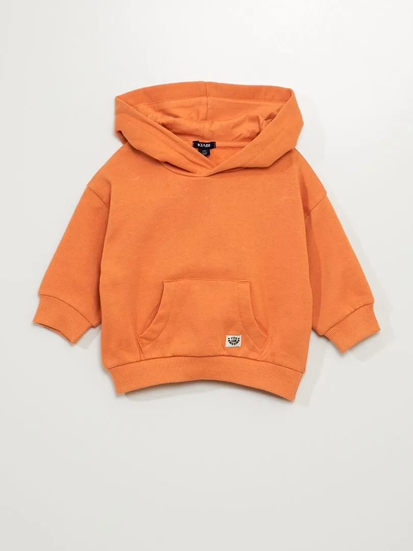 Sudadera con capucha - NARANJA