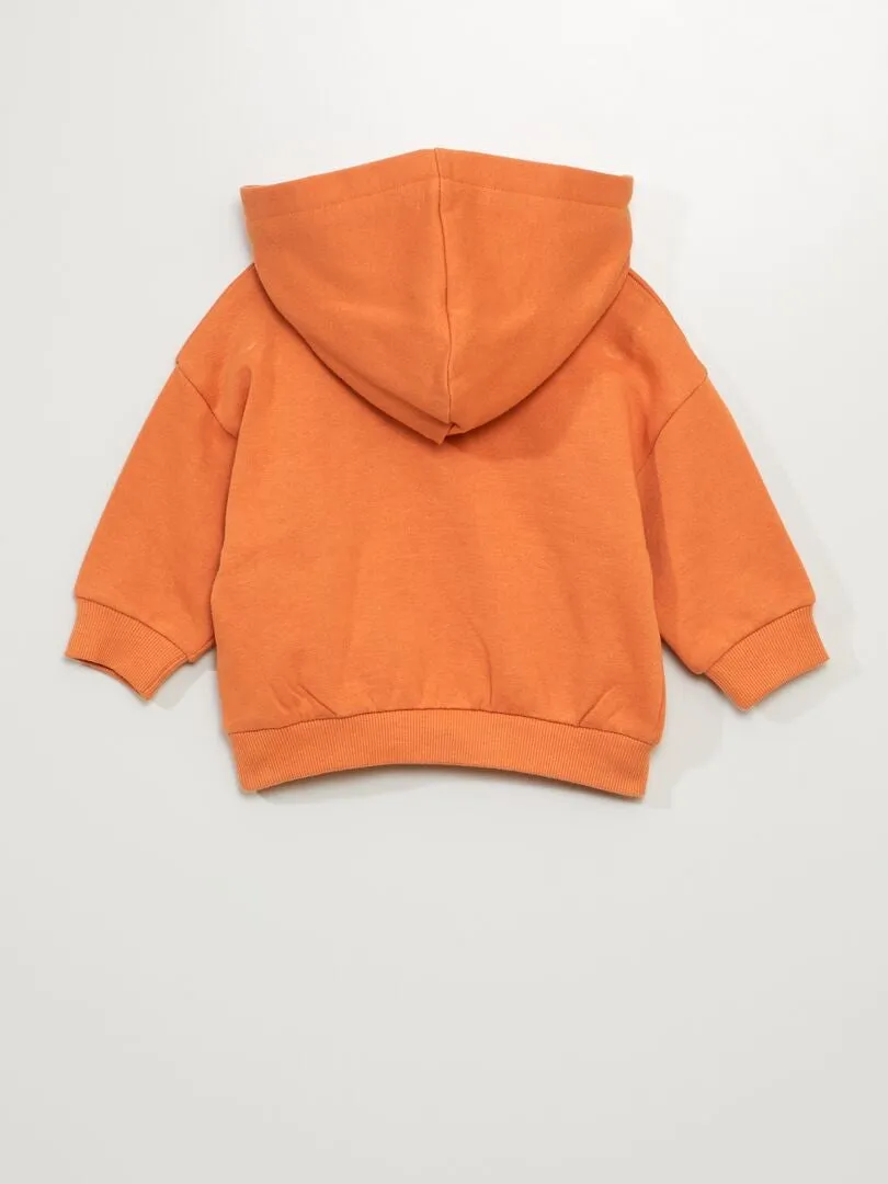 Sudadera con capucha - NARANJA