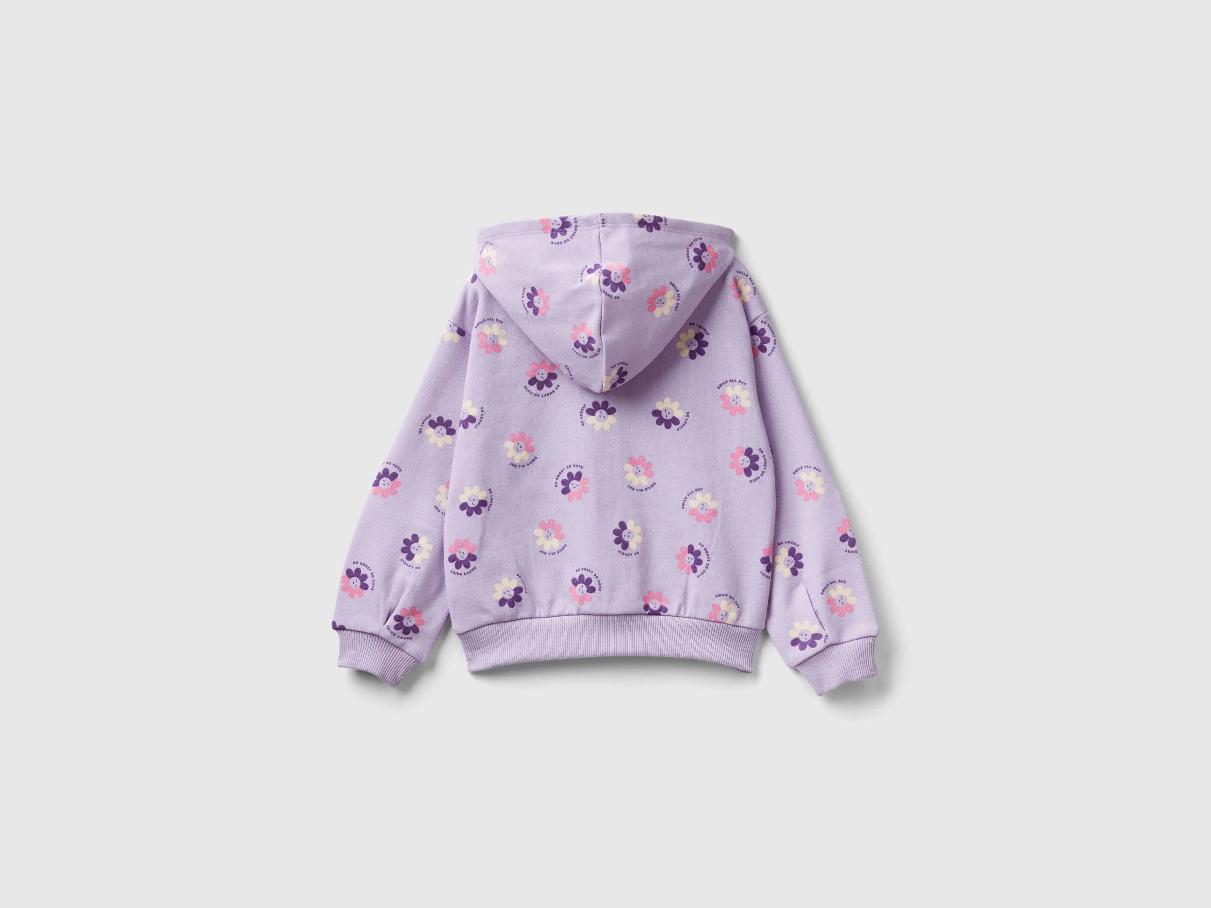 Sudadera con estampado floral