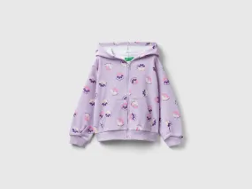 Sudadera con estampado floral