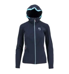 Sudadera Karpos Sudadera con capucha y cremallera Easyfrizz (Sky Captain/azul Atoll) Mujer