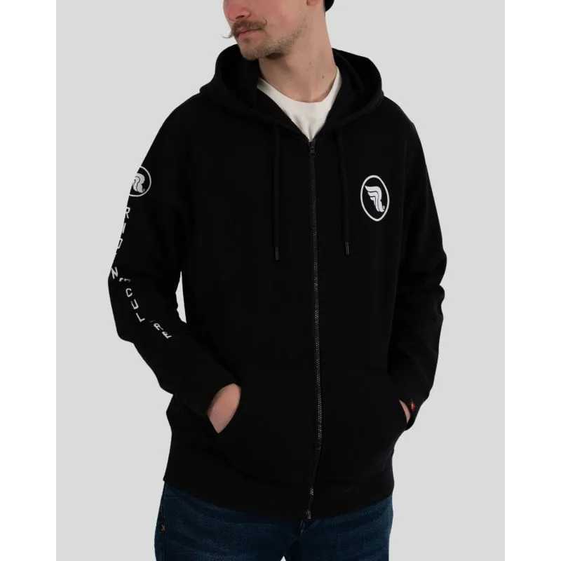 Sudadera negra con cremallera - Riding Culture