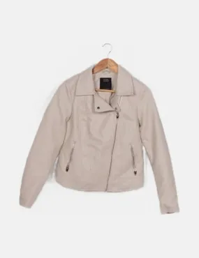 Tiffosi Chaqueta beige polipiel