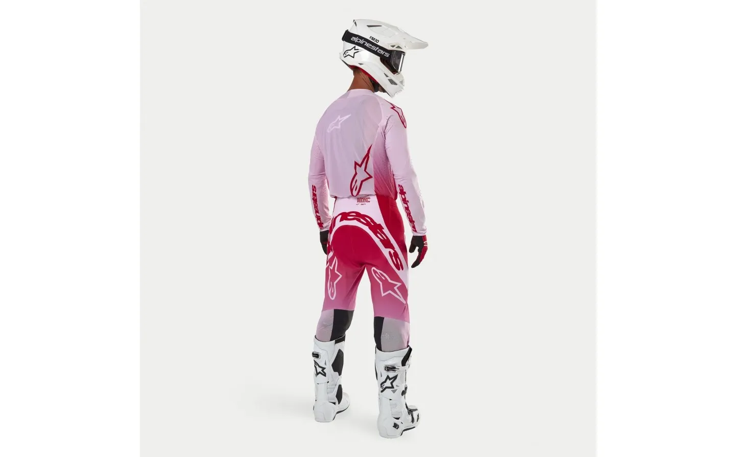 Traje Alpinestars Supertech Dade Rojo Lila