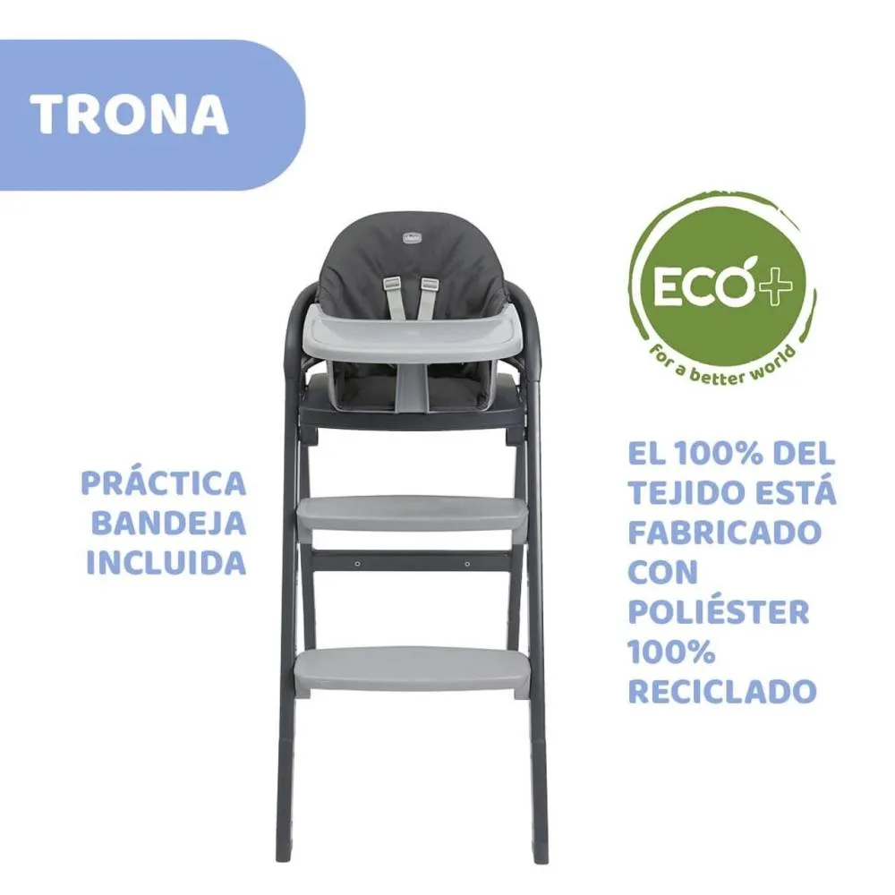 Trona Evolutiva Crescendo UP de Chicco color Black