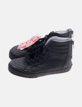 Vans Bota negra glitter